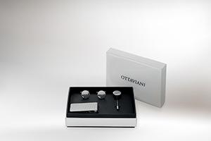 Accessori - Set gemelli, fermasoldi e spilla